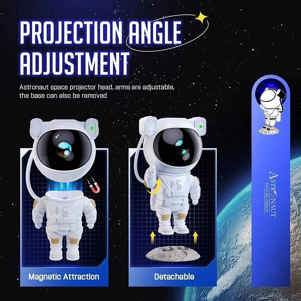 Astronaut Galaxy Light Projector Lamp