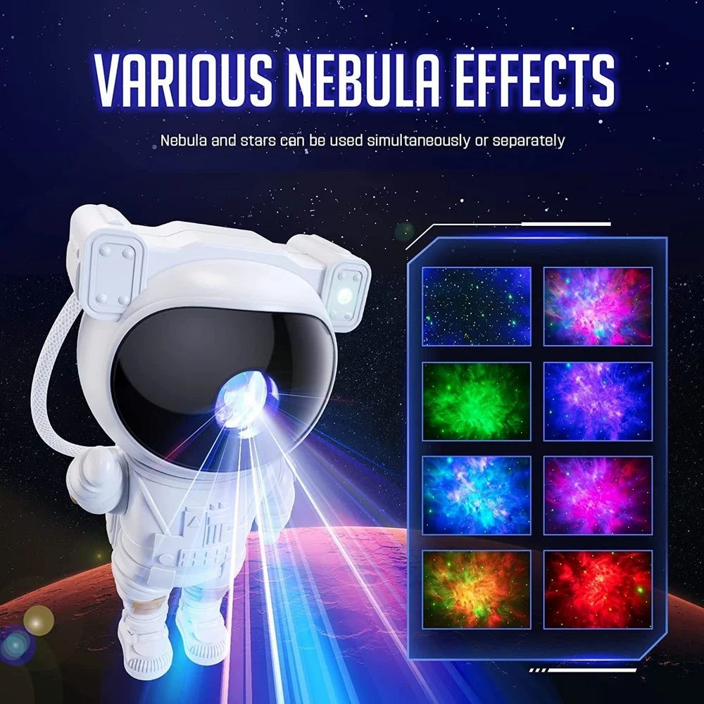 Astronaut Galaxy Light Projector Lamp